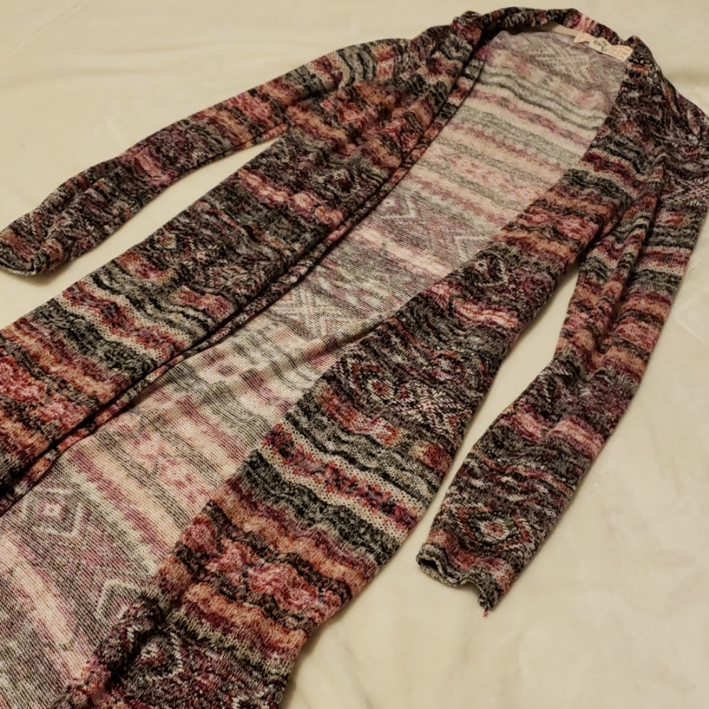 Long Boho Cardigan